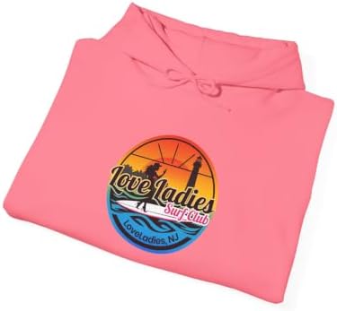 LoveLadies Surf Club Women’s Hoodie | Surf Style Graphic Sweatshirt | Cozy Casual Pullover - 3