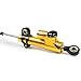 LIJSMZ Moto Universal Compatible with stabilisateur Accouplement de la direction complète Compatible with Ka-Wasaki Z1000 Z750 Z800 YZFR6 (Color : Black gold with box)