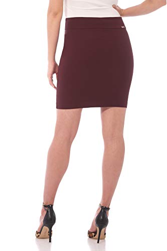 Image of Rekucci Women's Ease Into Comfort Above The Knee Stretch Pencil Skirt