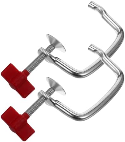 Pasta Material for 2pcs Clamp Replacement Manual Maker Noodle Machine, Portable Ferroalloy and Pp with Firm Fastening, for Homemade Pasta Cooking and Commercial Kitchens image 5