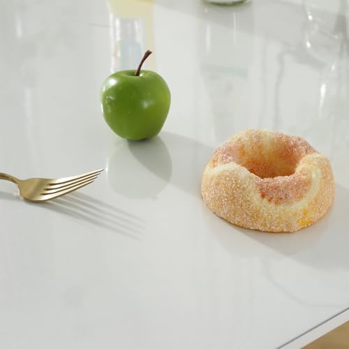 LovePads Clear Table Cover Protector 36 x 60 Inch, 1.5mm Thick Plastic Table Cover, Table Protector for Dining Room Table, Waterproof Vinyl Tablecloth Table Pad Mat for Kitchen, Dresser, Writing Desk - Image 3