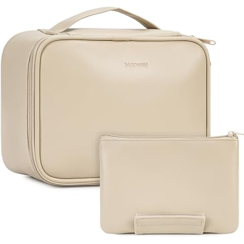 Large PU Leather Travel Makeup Bag Organizer Cover