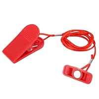 Magnet-Sicherheitsschlüssel für Laufbänder, Magnetischer Sicherheitsschalter Universeller Not-Aus-Magnet für Laufbänder für die Meisten Laufbänder Ersatzzubehör (Rechteckig)