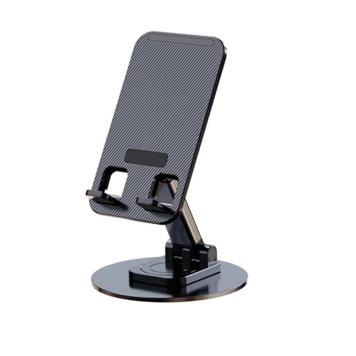 HT-A10 Masaüstü Telefon Tablet Tutucu Stand Taşınabilir Portatif Metal Taban 360 Derece Dönebilir