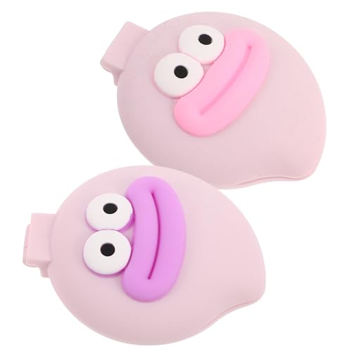 Abaodam 2個 折りたたみ式スカルプコーム 髪に優しいワイド歯設計 携帯ミラー付き コンパクトヘアブラシ 女子向けポータブル折畳み櫛 ピン