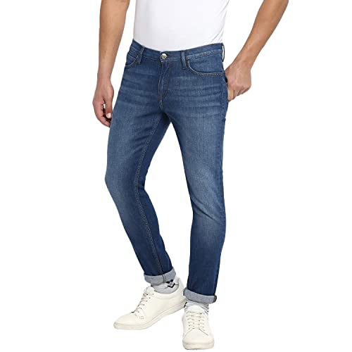 Image of Lee Men's Bruce Skinny Fit Mid-Rise Jeans