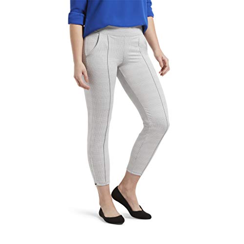 Hue Women s Loafer Skimmer Legging Sockshosiery, -Glen Plaid Titanium, L