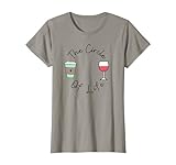 Funny Witty Circle of Life Wine and Coffee Mom T-Shirt