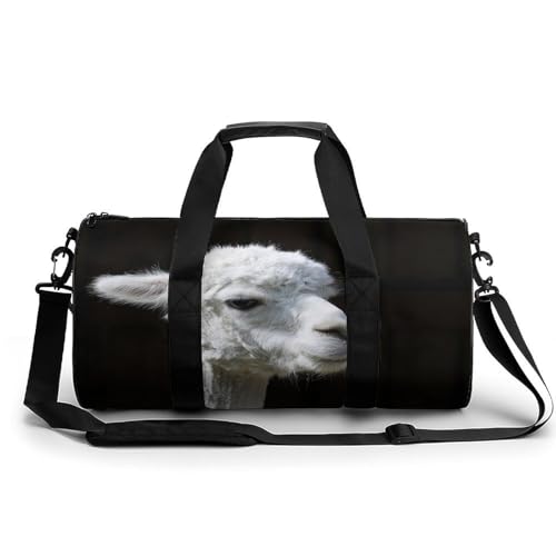 Gym sac de sport Alpaga Blanc et sac week-end de voyage pour le camping et la randonnée