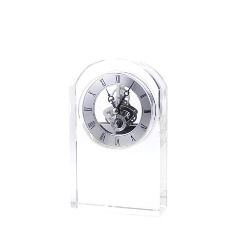 Reloj de mesa silencioso con maquinaria de precisión y estructura estéticamente limpia 2