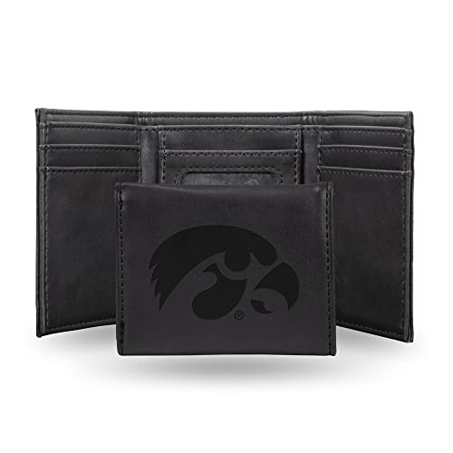 Image of Rico Industries NCAA Laser Engraved Trifold Laser Engraved Tri-Fold Wallet - Men's Accessory