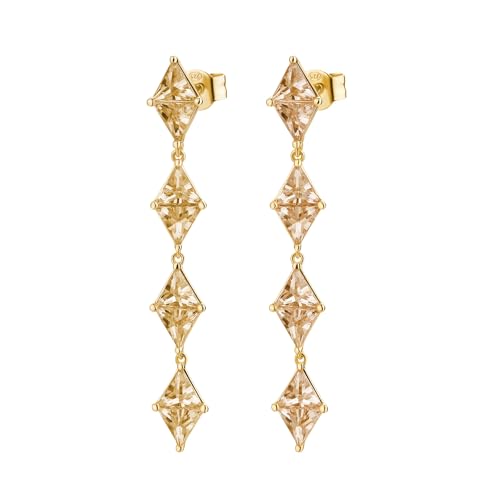 Boucles d'oreilles Rosato Victoria en argent et zircone : l'éclat de la haute joaillerie