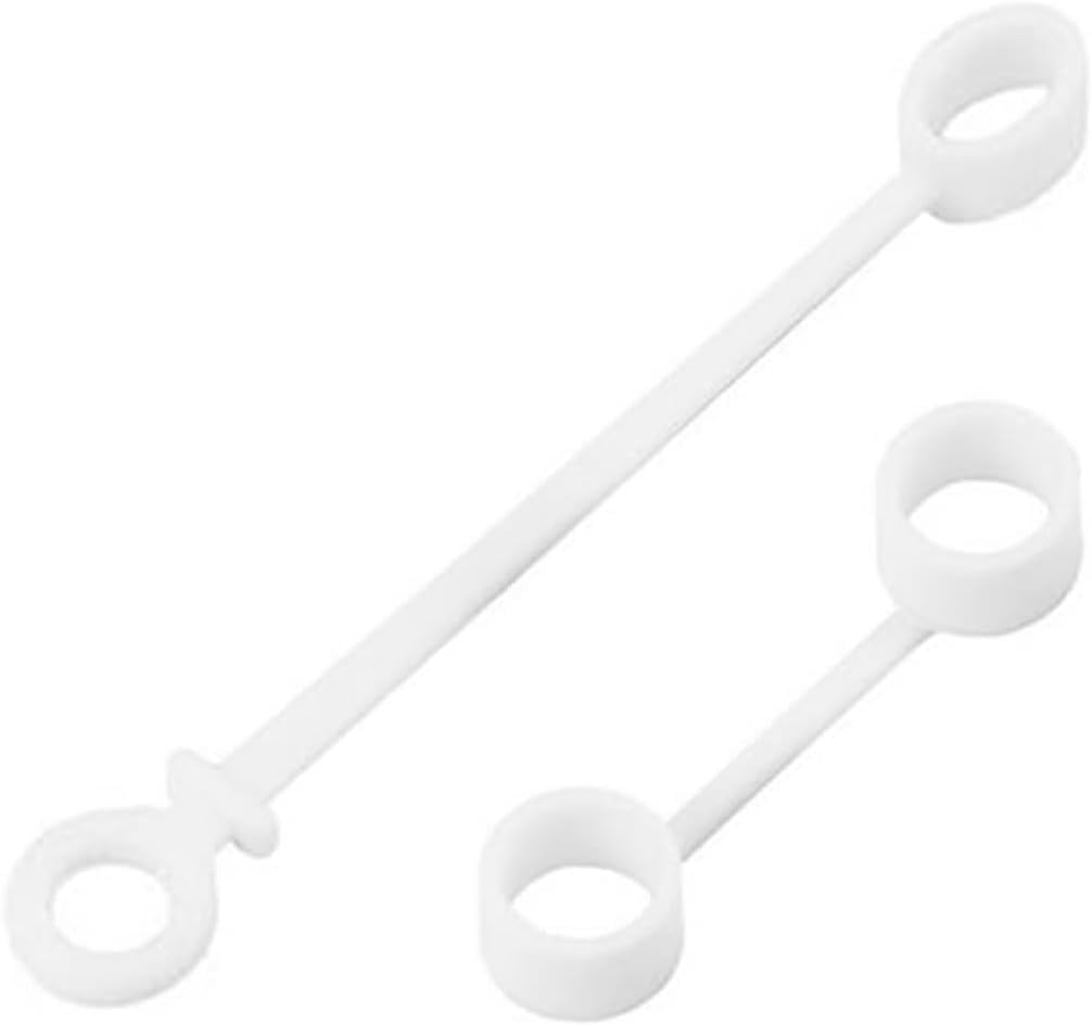 2 Pcs Silicone Cable Converter Holder Strap Tether,Anti Lost Cover Protections Sleeve Case for Various Charging Adapters Cable Adapter, Reusable Wire