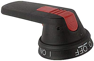 125mm Pistol Handle with 316 Stainless Steel hasp with O/I and Off/ON Markings, OHB125L12