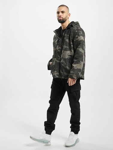 Brandit Frontzip Windbreaker, Farbe: darkcamo, Größe: L