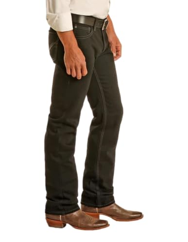 Rock & Roll Denim Revolver Black Jeans2