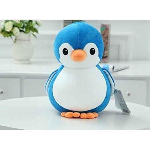 Image of DearJoy Penguin Soft Toy - Blue, 25 cm