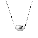 Photo Gallery stang 925 argento acacia collana di fagioli femminile vento freddo clavicola catena semplice nicchia design temperamento ciondolo gioielli regalo Photo Gallery stang 925 argento acacia collana di fagioli femminile vento freddo clavicola catena semplice nicchia design temperamento ciondolo gioielli regalo