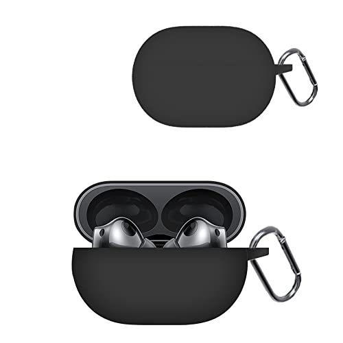 For HUAWEI FreeBuds Pro2 �p �P�[�X [HVUYAL]�����h�~�p�̃t�b�N�𓋍ڂ��� �y�� �L�Y�h�~ �h�o �����ɂ��� �_�炩�ȃV���J�Q���̃X�|�[�c�N�[���ȃf�U�C�� �Ռ� �z�� �X���� �\�t�g �P�[�X�J�o�[ �����h�~�ی�(�u���b�N)