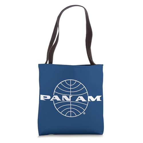 Bolso tipo tote clásico Pan Am con logo blanco miniatura 1