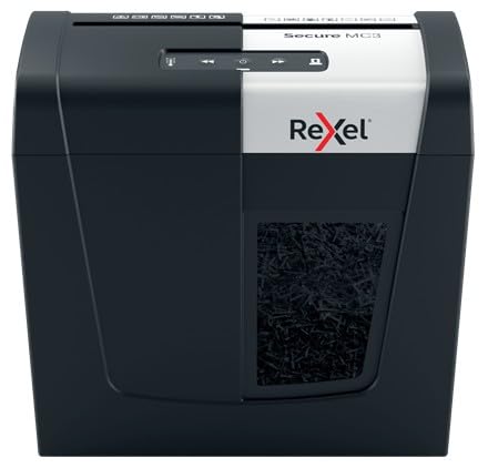 Rexel Secure MC3 destructora de papel microcorte para proteger tus datos de forma silenciosa 2