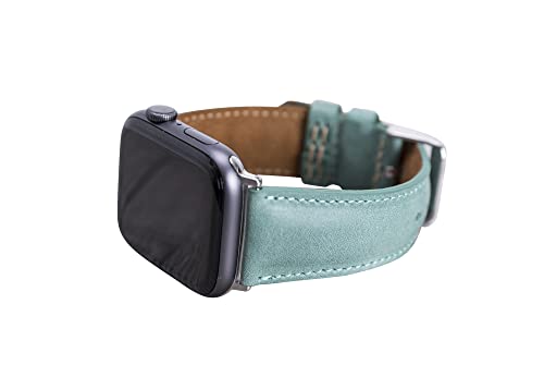Genuine Leather Sea Green Band for Apple Watch