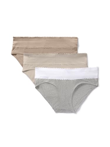 Image of Warner's Women's Blissful Benefits Women's Dig-free Comfort Waist With Lace Cotton Hipster 3-pack