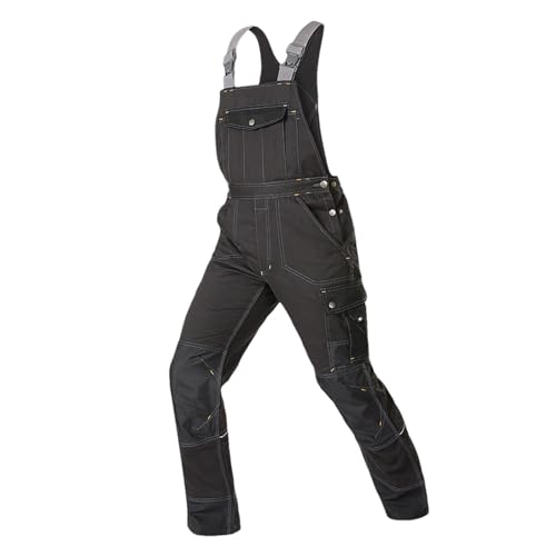 Pantalon de travail homme noir protection cargo uniforme outils btp