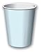 9 Oz Paper Cups , 24 count (pastel blue)