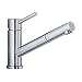 Price comparison product image Blanco 519726 Altura-S - Brushed Steel Kitchen Sink tap (Low Pressure) with a Pull-Out spout steel-519726, Silver