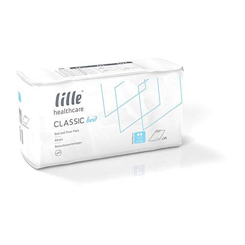 Lille Healthcare Classic Incontinence Bed Pad - Extra - 60cm x 90cm (1 Pack of 35)