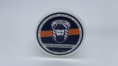 Cera al agua fijador peinados Satin Bronce Pomade - Acabado satin con medio brillo Cover