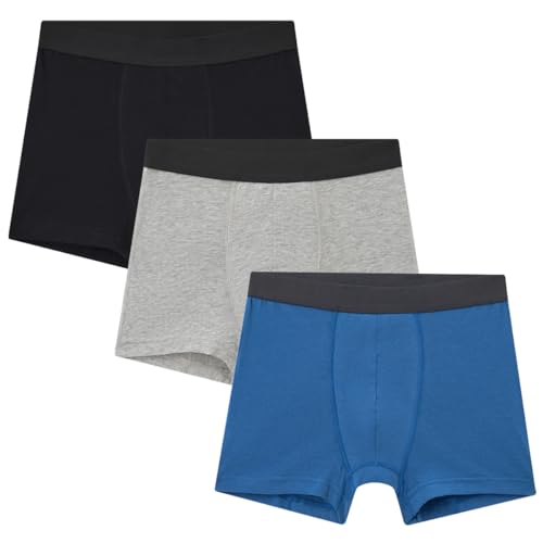 Washable Incontinence Underwear for Boys-Leakproof Training Pants for Kids Age 6-12, Absorbent Bedwetting Underwear