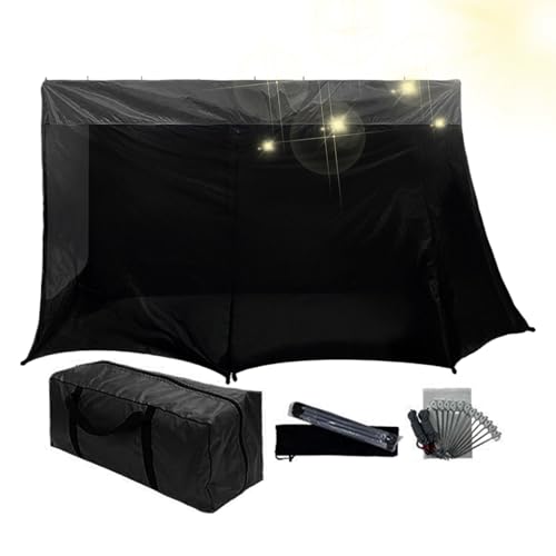 Tienda de campaña para coche, SUV, toldo impermeable anti-UV, 126 x 78 x 76.7 pulgadas, resistente al viento, SUV, tienda de campaña | para camión, vehículo, senderismo, viajes