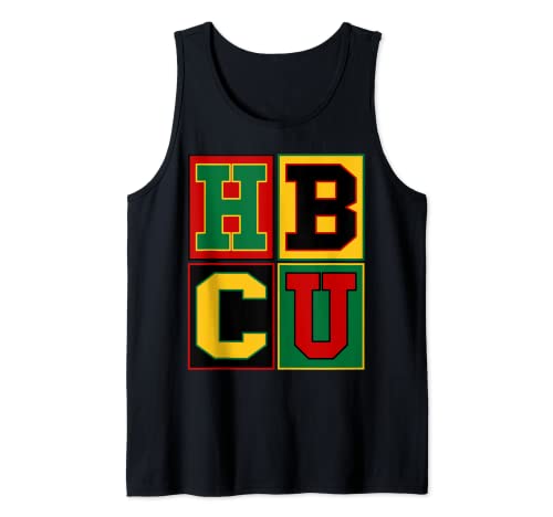 HBCU Block Letters Grads Alumni African American Camiseta sin Mangas