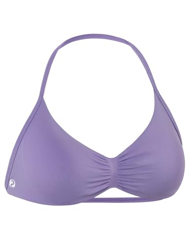 Image of AUROLA Influence Strappy Bra Sports Bras for Women, Backless Padded Impact Strappy Bra Workout Gym Yoga with Removable Cups