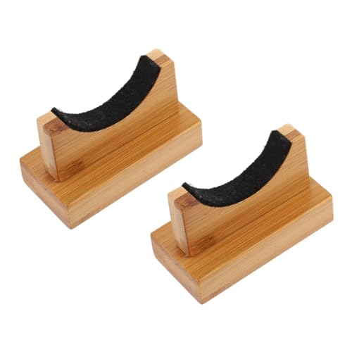 BESPORTBLE Wood Baseball Bat Bracket Baseball Bat Wall Mount Horizontal Display Rack