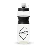 La botella de agua deportiva está hecha de polietileno apto para alimentos, que es seguro, confiable, duradero