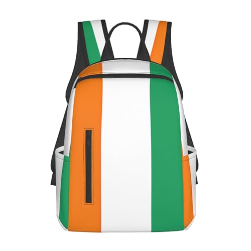 Sac à dos Côte d'Ivoire noir et léger pour ordinateur portable, voyage et cours