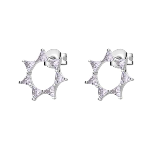 Boucles d'oreilles en argent Victoria Rosato éclat de zircone