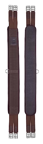 Equinavia Valkyrie Neoprene Non Slip Long Girth - Chocolate Brown - 54 in