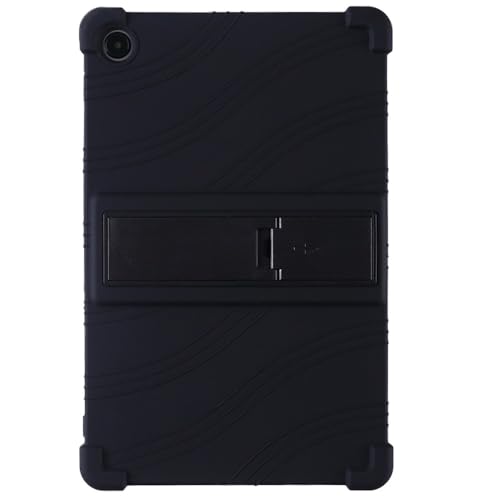 Étui Samsung Galaxy Tab A7 10.4 2020 coque silicone noir antichoc avec support