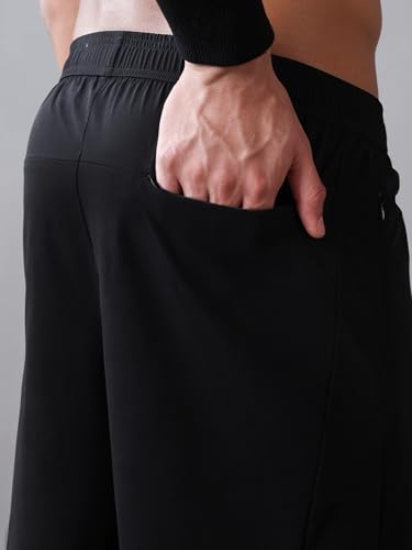Image of CHKOKKO Shorts for Men Stylish Gym Workout Running Shorts Sports Cycling Summer Wear Dry Fit Side and Back Pockets Activewear Comfortable Training Shorts Pant for Man