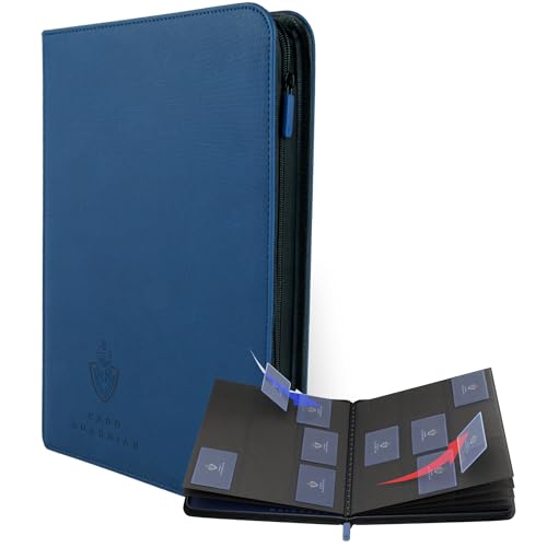 Card Guardian - 9 Pocket Premium Binder with Zipper for 360...