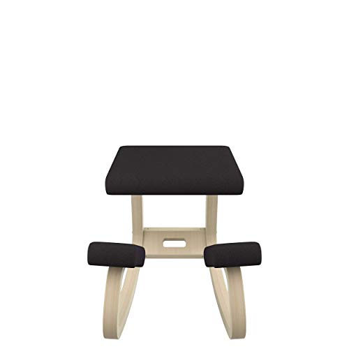 Varier Variable Balans The Original Ergonomic Kneeling Chair For Home Office (Black Revive Fabric With Natural Ash Base) #TOP1