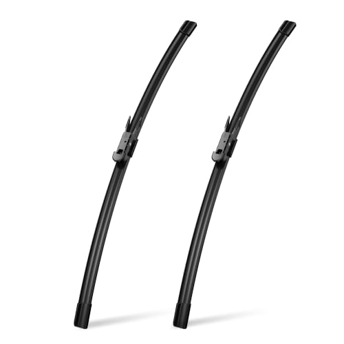 Image of 28 inch28 inch (Pinch Tab) Windshield Wiper Blades Automotive Replacement for Ford Escape 2019-2013, Edge 2024-2015, Focus 2018-2012 Transit Connect 2024-2014 OEM Quality Premium 2 Pack