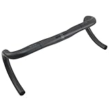 RXL SL ドロップハンドル カーボン ハンドルバー (ロードバイク/自転車に適用）黒-赤X UDつや消し31.8*440mm