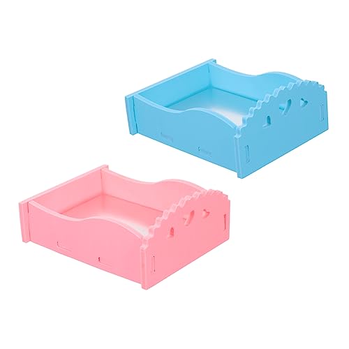 GRIRIW 2pcs Hamster Bed Pad Cooling Mat Board for Small Pets Pvc Material Fashion Design Pet Supplies Rodent Bed
