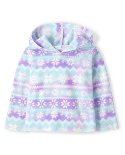 The Children's Place Baby Toddler Girl Warm Fleece Hooded Pullover