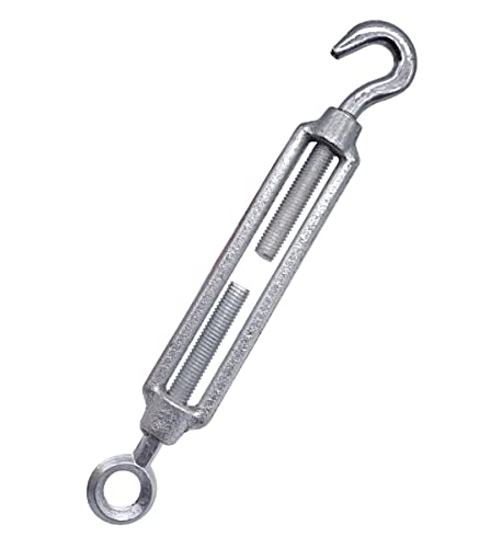 Lot de 1 tendeur de câble M12 réglable, crochet et